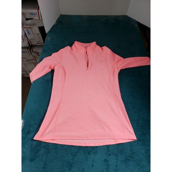 The North Face Top Size Medium Women Pink 1/4 Zip Performance Athletic Running - Picture 1 of 8
